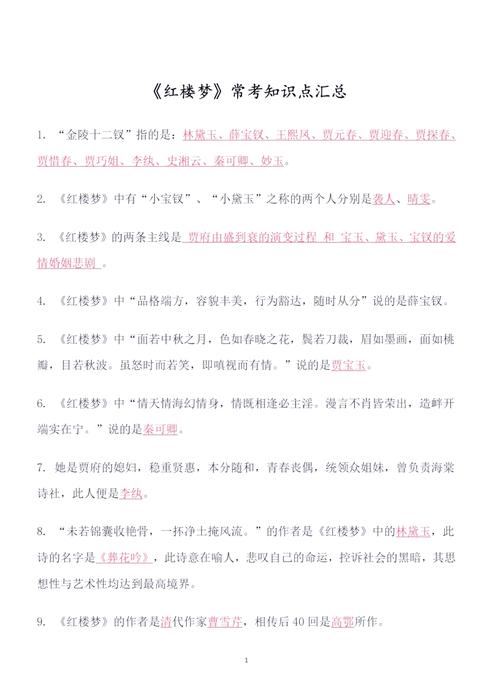 包含用地质学分析《红楼梦》的词条